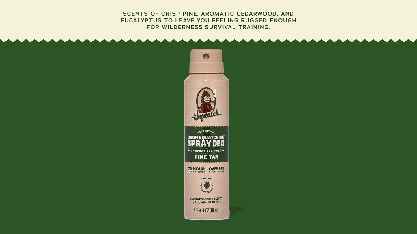 PINE TAR SPRAY DEODORANT - US 5375