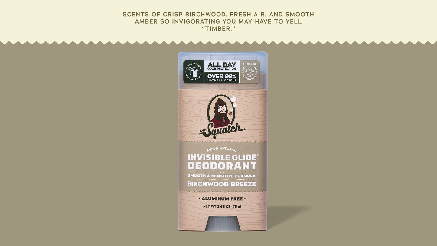 BIRCHWOOD BREEZE INVISIBLE GLIDE DEODORANT - US 4339