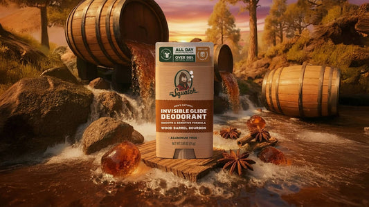 WOOD BARREL BOURBON INVISIBLE GLIDE DEODORANT - US 3504