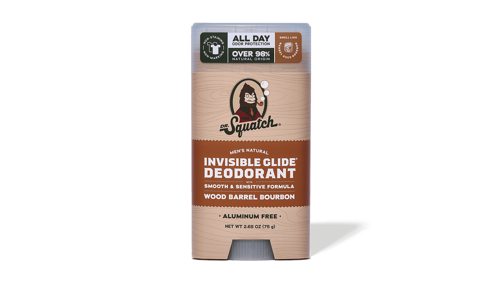 WOOD BARREL BOURBON INVISIBLE GLIDE DEODORANT - US 3504