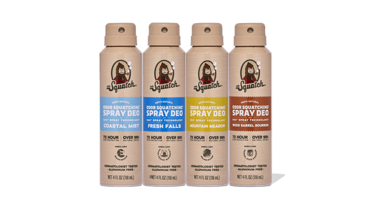 SPRAY DEODORANT 4-PACK - US 2504