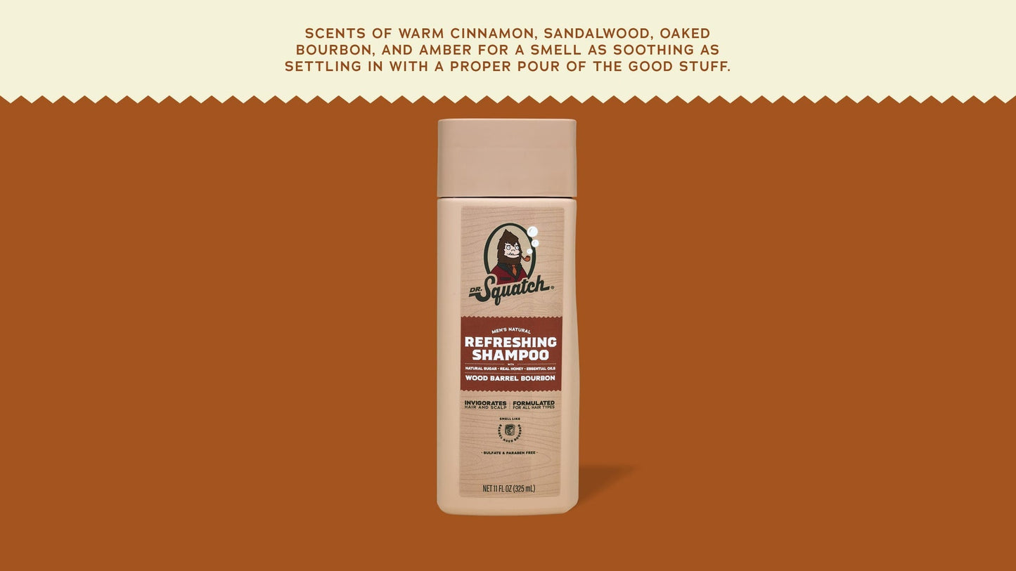WOOD BARREL BOURBON SHAMPOO - US 2097