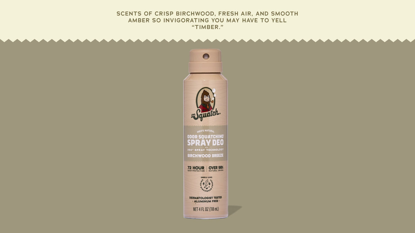 BIRCHWOOD BREEZE SPRAY DEODORANT - US 9604