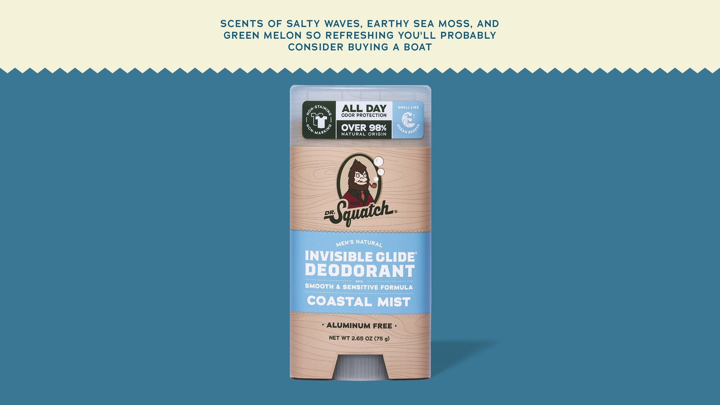 COASTAL MIST INVISIBLE GLIDE DEODORANT - US 1209