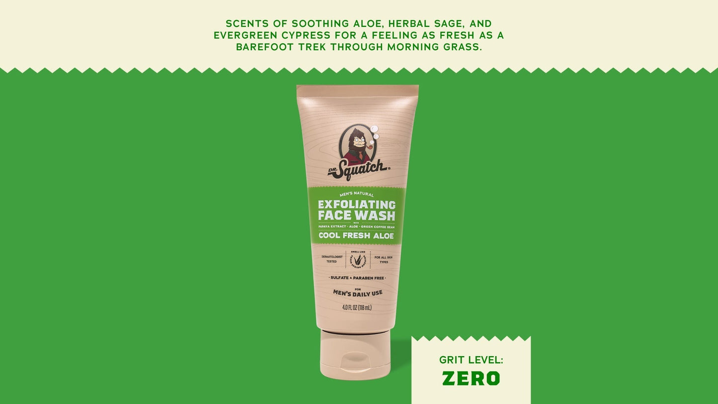 COOL FRESH ALOE EXFOLIATING FACE WASH - US 3585