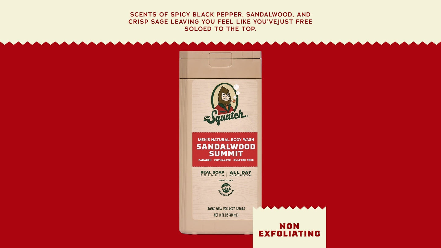 14 OZ SANDALWOOD SUMMIT BODY WASH - US 2438