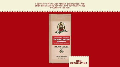 14 OZ SANDALWOOD SUMMIT BODY WASH - US 2438