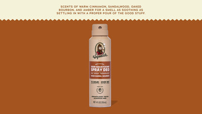 WOOD BARREL BOURBON SPRAY DEODORANT - US 4752